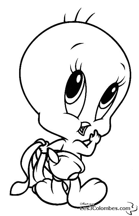 Раскраска: Baby Looney Tunes (мультфильмы) #26575 - Бесплатные раскраски для печати