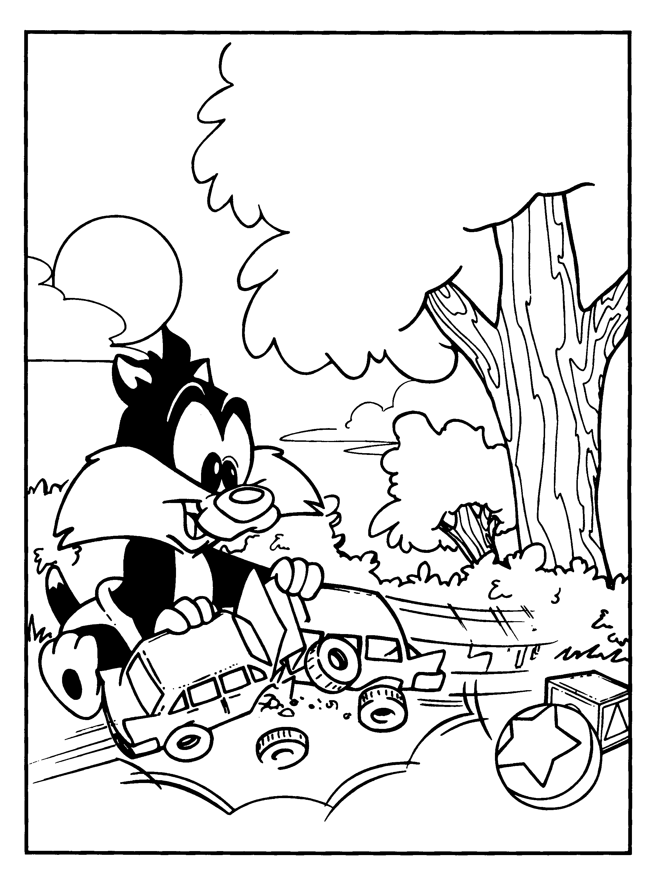 Раскраска: Baby Looney Tunes (мультфильмы) #26589 - Бесплатные раскраски для печати