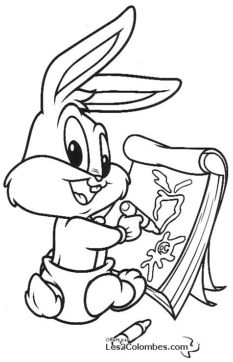 Раскраска: Baby Looney Tunes (мультфильмы) #26613 - Бесплатные раскраски для печати