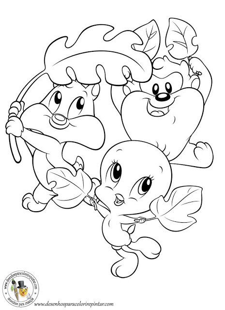 Раскраска: Baby Looney Tunes (мультфильмы) #26633 - Бесплатные раскраски для печати