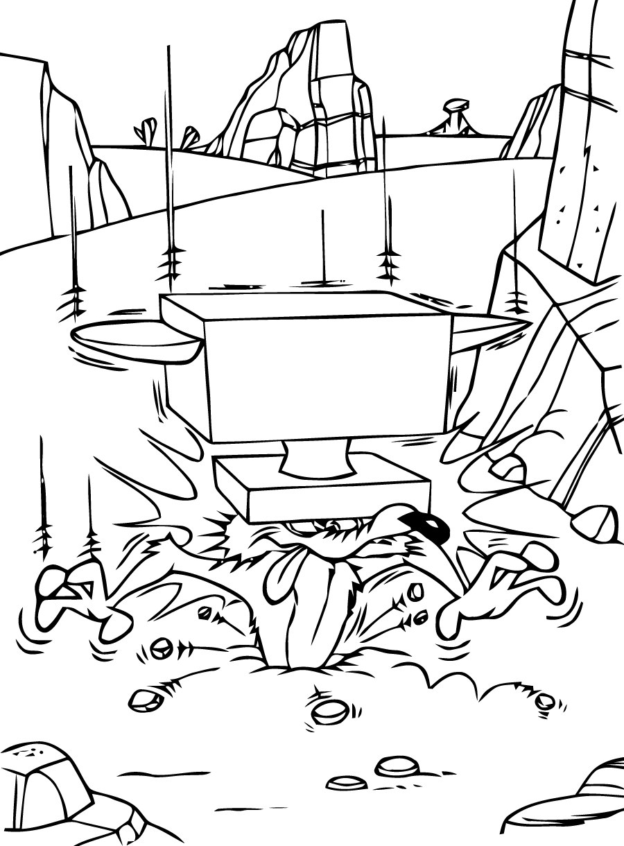 Раскраска: Baby Looney Tunes (мультфильмы) #26657 - Бесплатные раскраски для печати