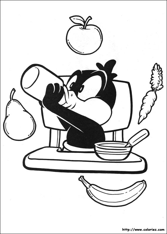 Раскраска: Baby Looney Tunes (мультфильмы) #26663 - Бесплатные раскраски для печати