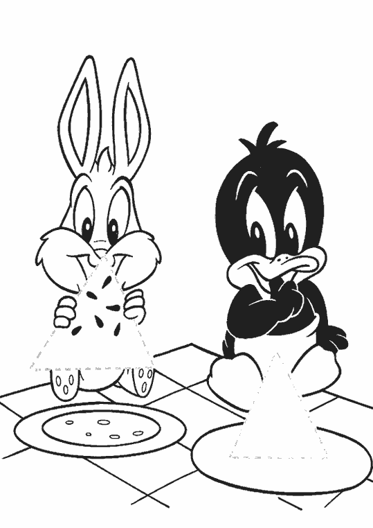 Раскраска: Baby Looney Tunes (мультфильмы) #26679 - Бесплатные раскраски для печати