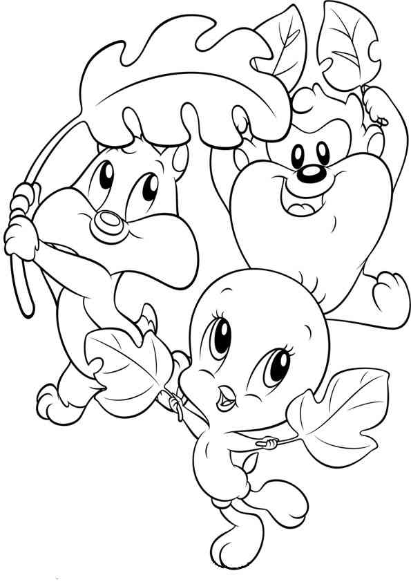 Раскраска: Baby Looney Tunes (мультфильмы) #26691 - Бесплатные раскраски для печати