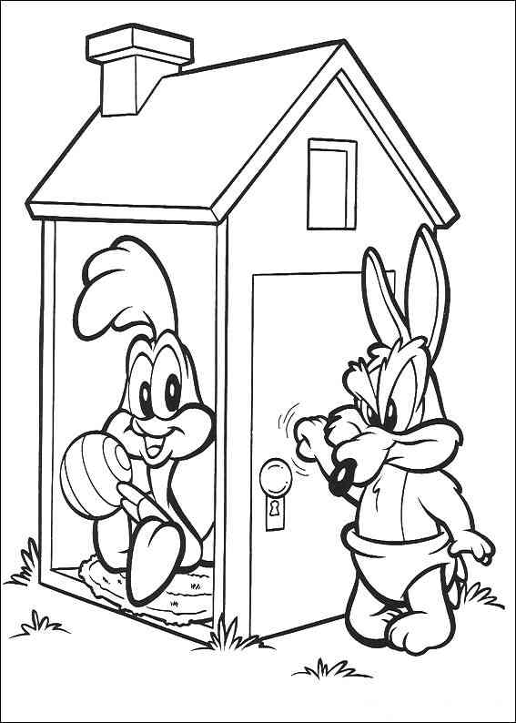 Раскраска: Baby Looney Tunes (мультфильмы) #26700 - Бесплатные раскраски для печати