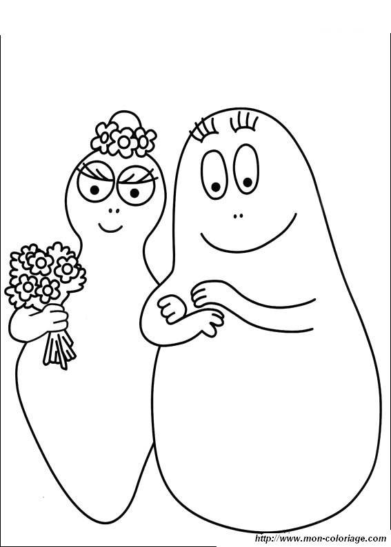 Раскраска: Barbapapa (мультфильмы) #36488 - Бесплатные раскраски для печати