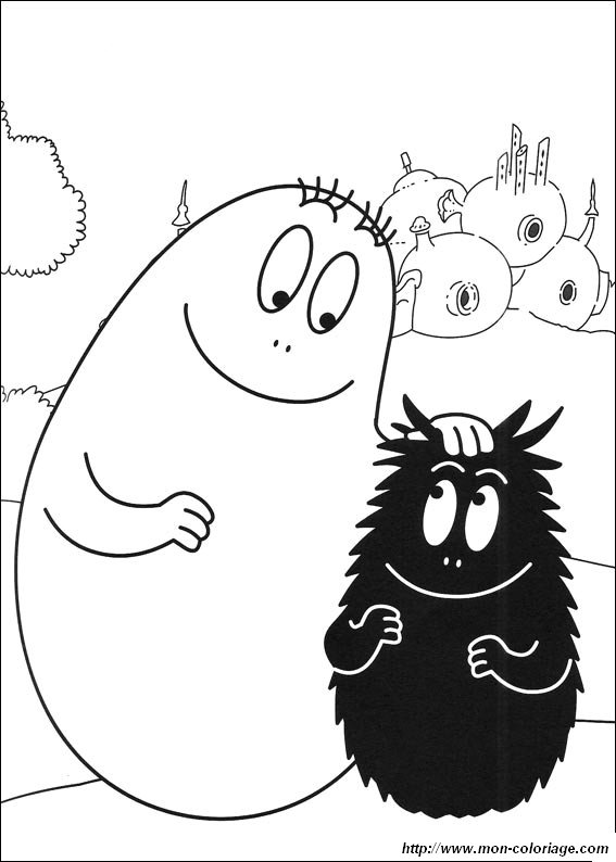 Раскраска: Barbapapa (мультфильмы) #36529 - Бесплатные раскраски для печати