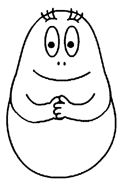 Раскраска: Barbapapa (мультфильмы) #36553 - Бесплатные раскраски для печати