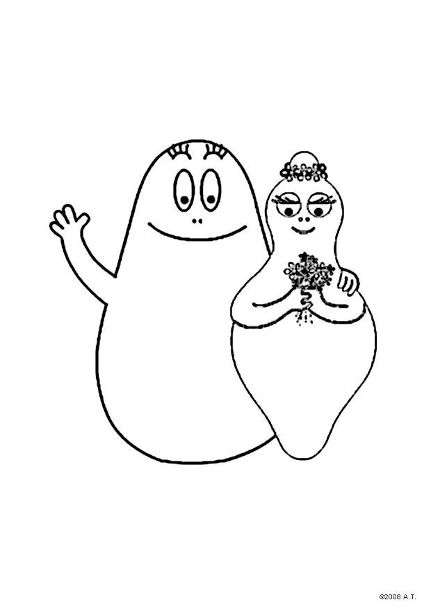 Раскраска: Barbapapa (мультфильмы) #36582 - Бесплатные раскраски для печати