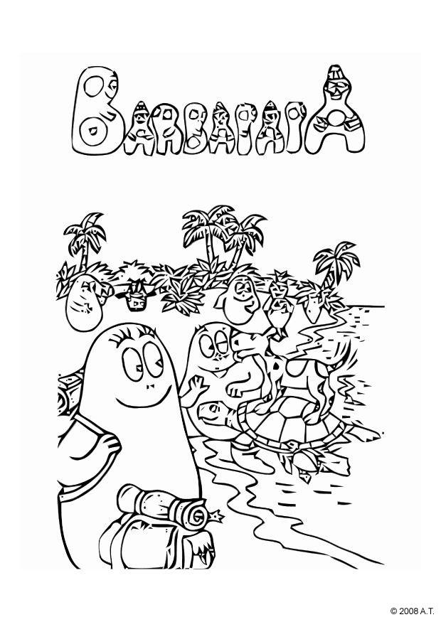 Раскраска: Barbapapa (мультфильмы) #36606 - Бесплатные раскраски для печати