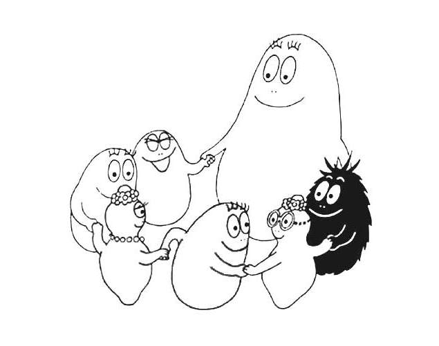 Раскраска: Barbapapa (мультфильмы) #36613 - Бесплатные раскраски для печати