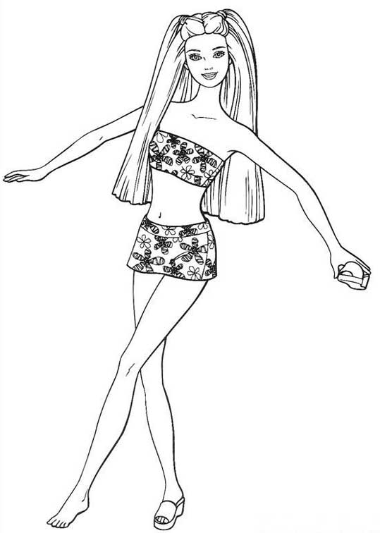 Раскраска: Барби (мультфильмы) #27470 - Бесплатные раскраски для печати