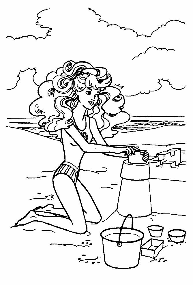 Раскраска: Барби (мультфильмы) #27612 - Бесплатные раскраски для печати