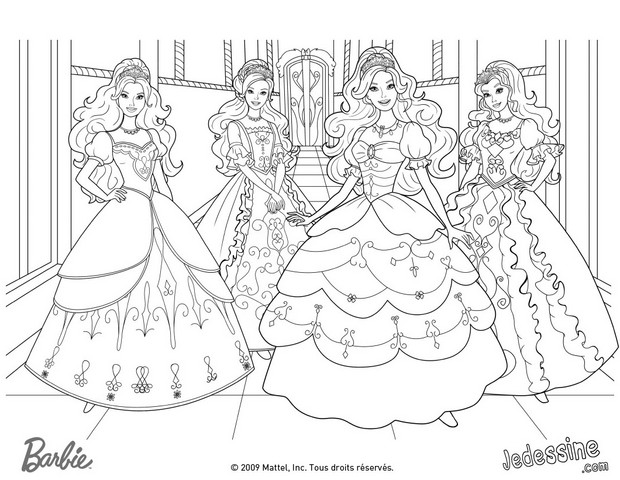 Раскраска: Барби (мультфильмы) #27849 - Бесплатные раскраски для печати