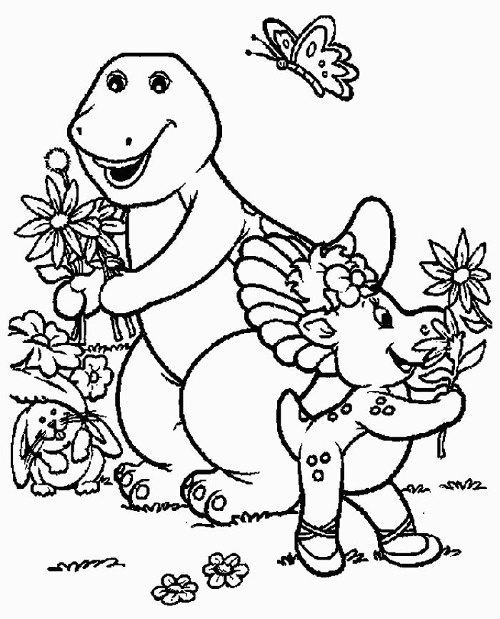 Раскраска: Барни и его друзья (мультфильмы) #40915 - Бесплатные раскраски для печати