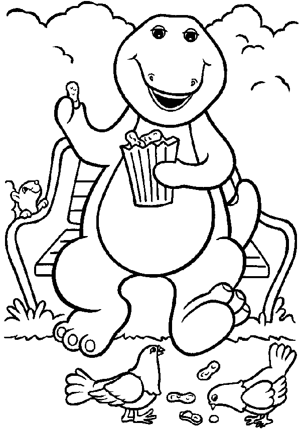 Раскраска: Барни и его друзья (мультфильмы) #40934 - Бесплатные раскраски для печати