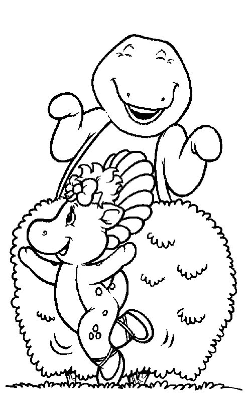 Раскраска: Барни и его друзья (мультфильмы) #40935 - Бесплатные раскраски для печати