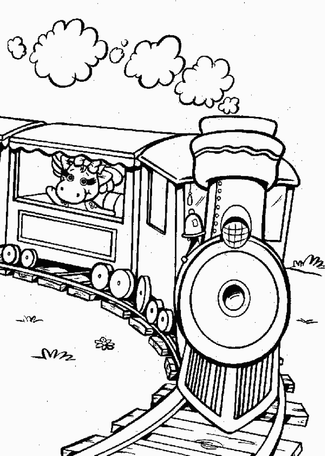 Раскраска: Барни и его друзья (мультфильмы) #40966 - Бесплатные раскраски для печати