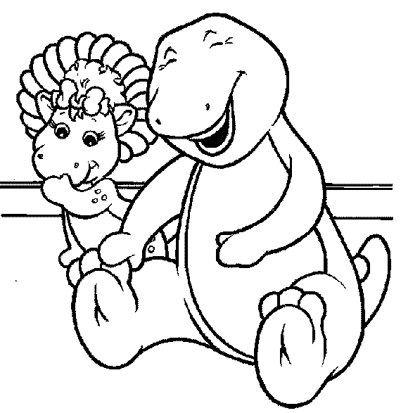 Раскраска: Барни и его друзья (мультфильмы) #40972 - Бесплатные раскраски для печати