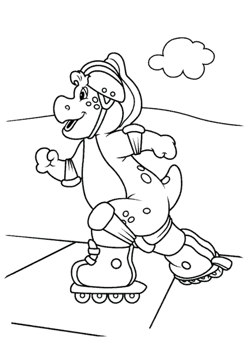 Раскраска: Барни и его друзья (мультфильмы) #40975 - Бесплатные раскраски для печати