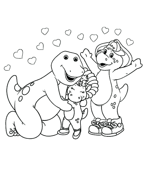 Раскраска: Барни и его друзья (мультфильмы) #40987 - Бесплатные раскраски для печати