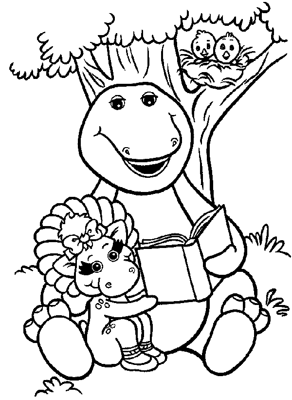 Раскраска: Барни и его друзья (мультфильмы) #40997 - Бесплатные раскраски для печати