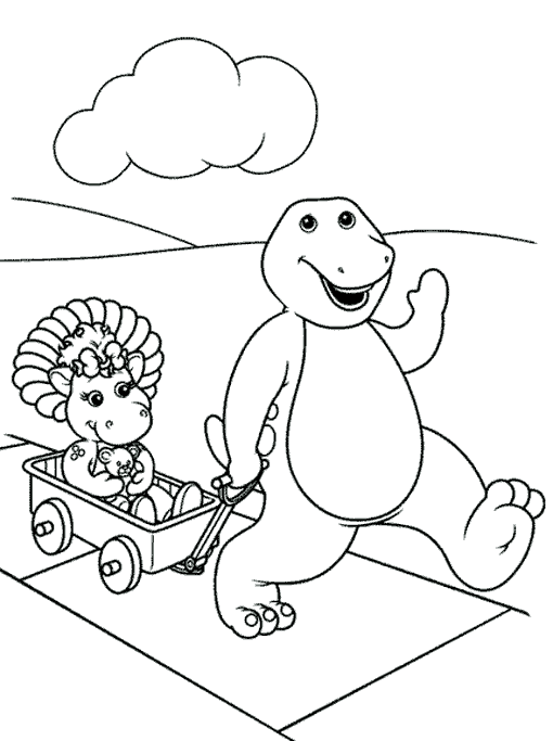 Раскраска: Барни и его друзья (мультфильмы) #41008 - Бесплатные раскраски для печати