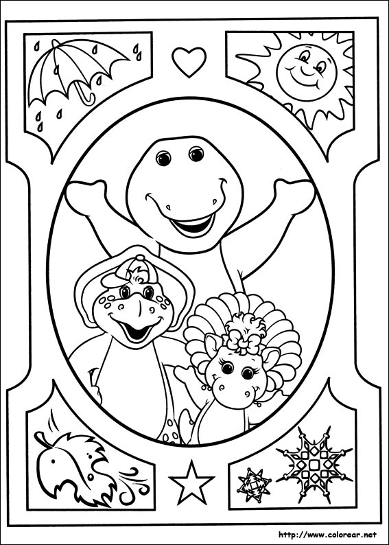 Раскраска: Барни и его друзья (мультфильмы) #41079 - Бесплатные раскраски для печати