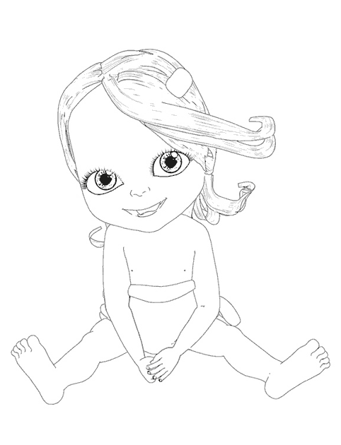 Раскраска: Малышка Лилли (мультфильмы) #41089 - Бесплатные раскраски для печати