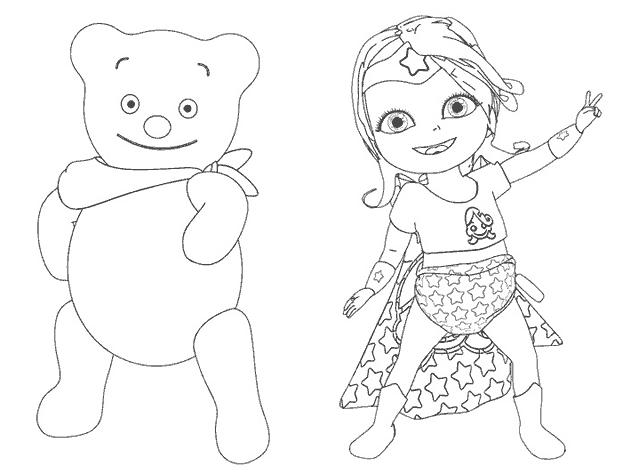 Раскраска: Малышка Лилли (мультфильмы) #41090 - Бесплатные раскраски для печати
