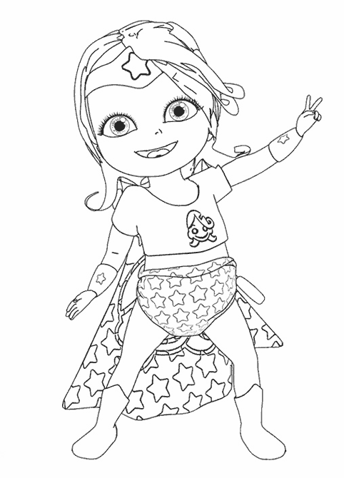 Раскраска: Малышка Лилли (мультфильмы) #41091 - Бесплатные раскраски для печати