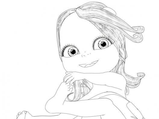 Раскраска: Малышка Лилли (мультфильмы) #41094 - Бесплатные раскраски для печати