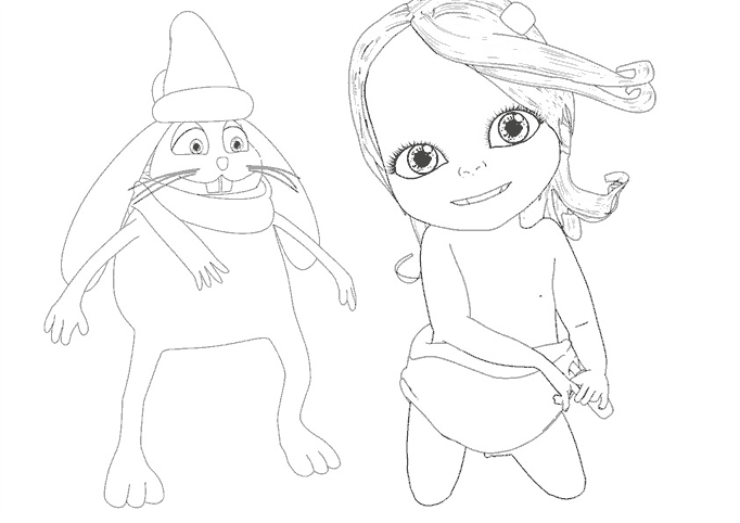 Раскраска: Малышка Лилли (мультфильмы) #41095 - Бесплатные раскраски для печати