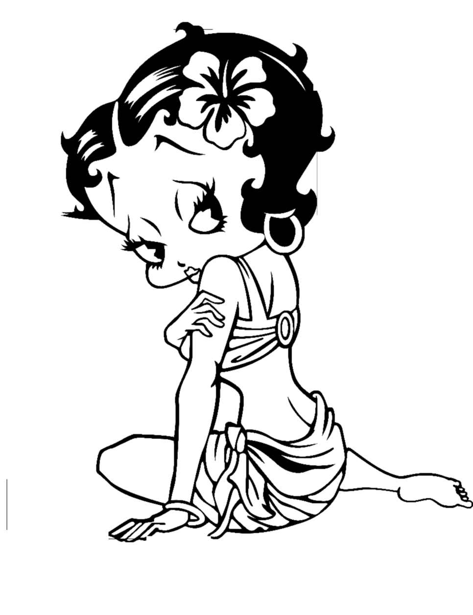 Раскраска: Бетти Буп (мультфильмы) #25912 - Бесплатные раскраски для печати