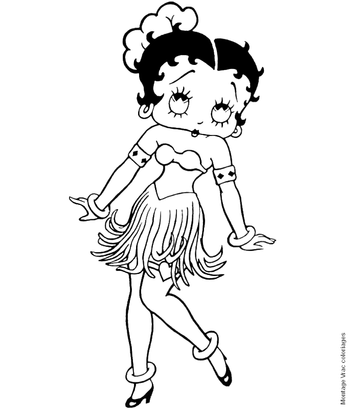 Раскраска: Бетти Буп (мультфильмы) #25917 - Бесплатные раскраски для печати