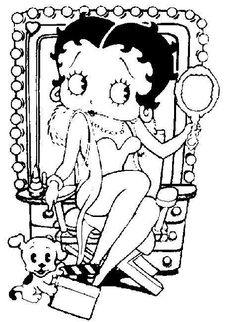 Раскраска: Бетти Буп (мультфильмы) #25921 - Бесплатные раскраски для печати