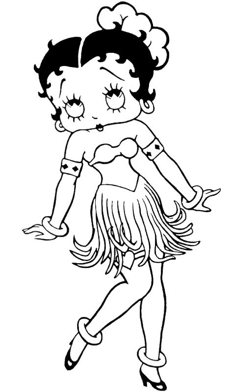 Раскраска: Бетти Буп (мультфильмы) #25941 - Бесплатные раскраски для печати