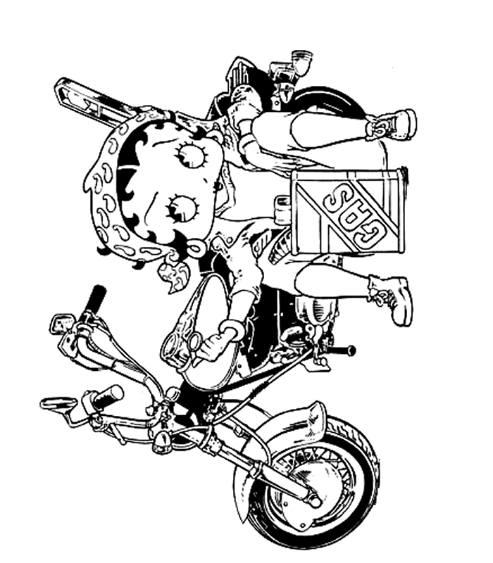 Раскраска: Бетти Буп (мультфильмы) #25943 - Бесплатные раскраски для печати