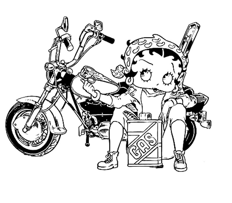 Раскраска: Бетти Буп (мультфильмы) #25948 - Бесплатные раскраски для печати