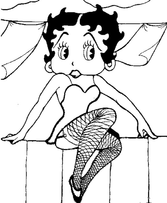 Раскраска: Бетти Буп (мультфильмы) #25952 - Бесплатные раскраски для печати