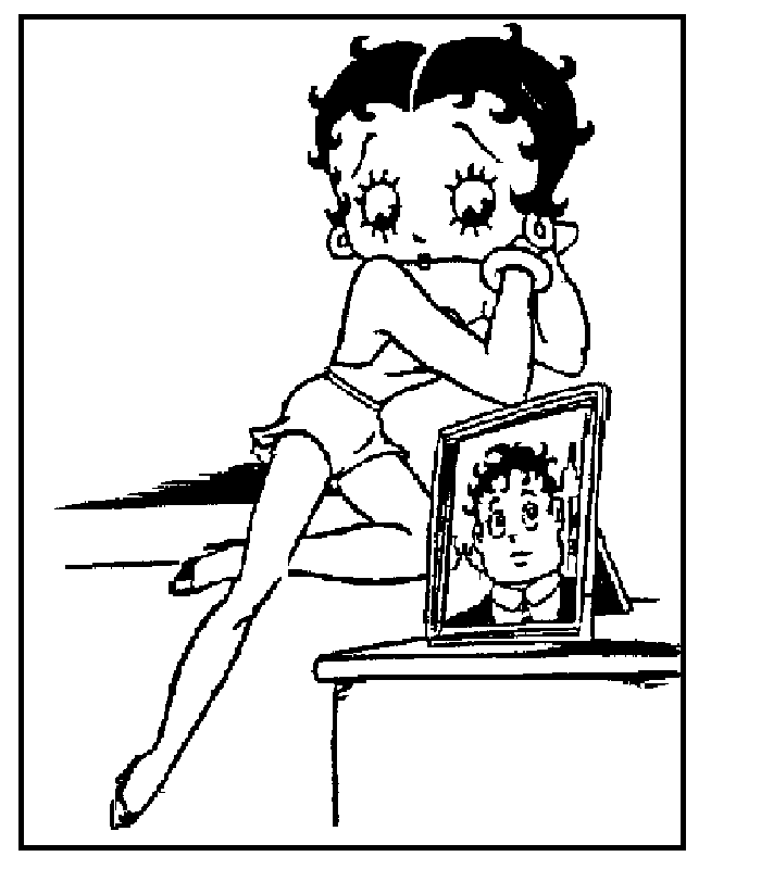 Раскраска: Бетти Буп (мультфильмы) #25953 - Бесплатные раскраски для печати