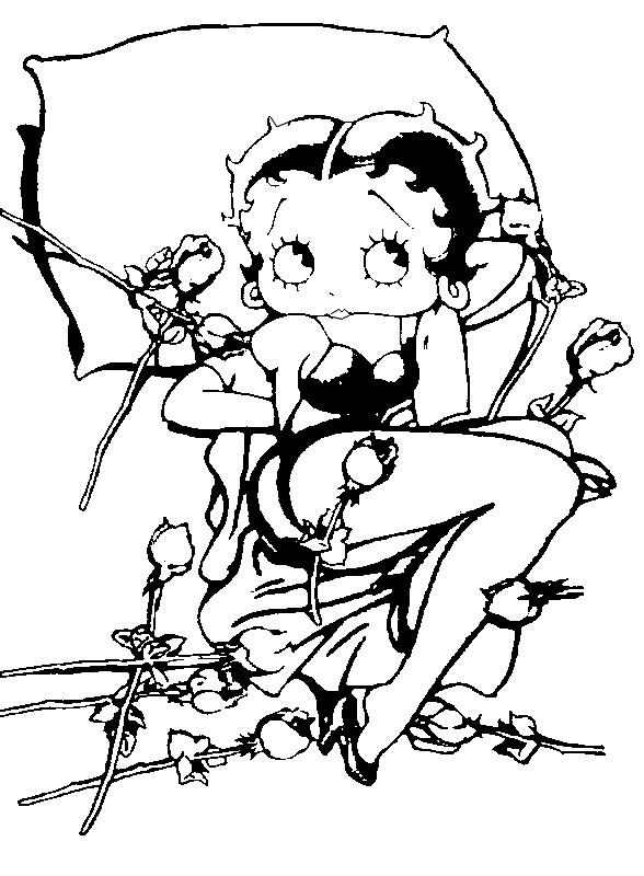 Раскраска: Бетти Буп (мультфильмы) #25971 - Бесплатные раскраски для печати