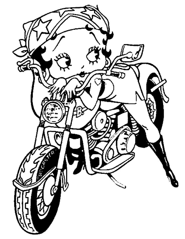 Раскраска: Бетти Буп (мультфильмы) #25972 - Бесплатные раскраски для печати