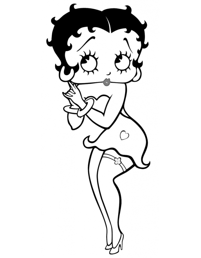 Раскраска: Бетти Буп (мультфильмы) #25978 - Бесплатные раскраски для печати