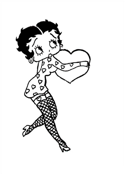 Раскраска: Бетти Буп (мультфильмы) #25995 - Бесплатные раскраски для печати