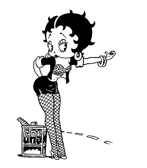 Раскраска: Бетти Буп (мультфильмы) #26012 - Бесплатные раскраски для печати