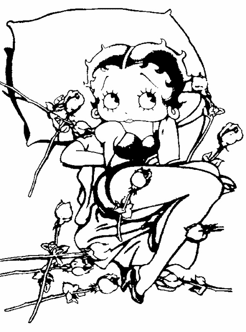 Раскраска: Бетти Буп (мультфильмы) #26020 - Бесплатные раскраски для печати