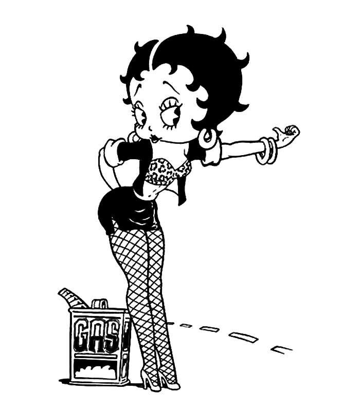 Раскраска: Бетти Буп (мультфильмы) #26038 - Бесплатные раскраски для печати