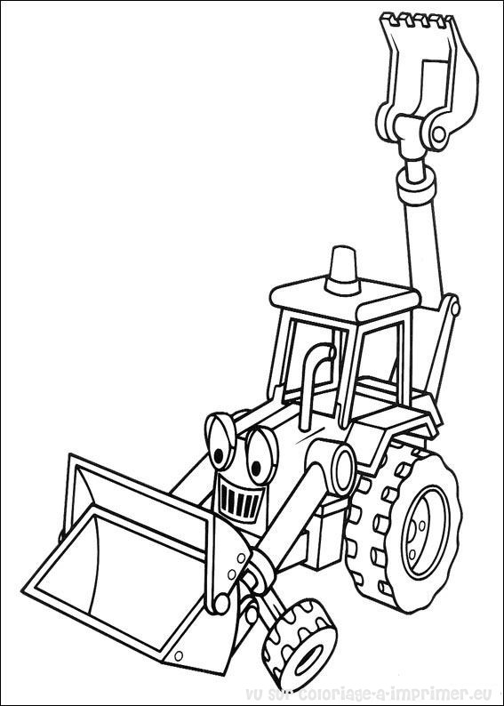 Раскраска: Боб Строитель (мультфильмы) #33081 - Бесплатные раскраски для печати