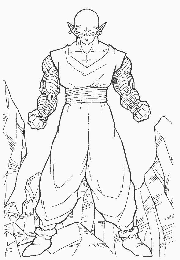 Раскраска: Dragon Ball Z (мультфильмы) #38575 - Бесплатные раскраски для печати